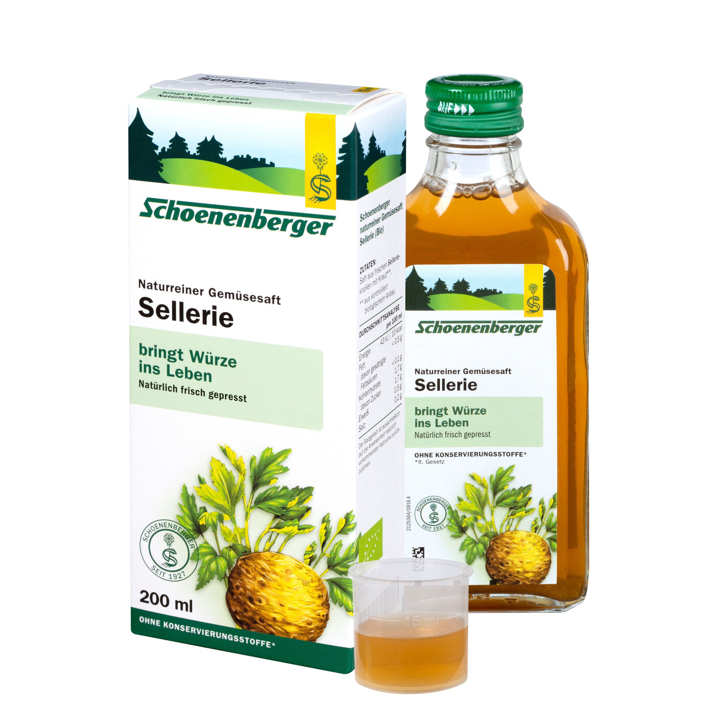 Schoenenberger® naturreiner Gemüsesaft Sellerie