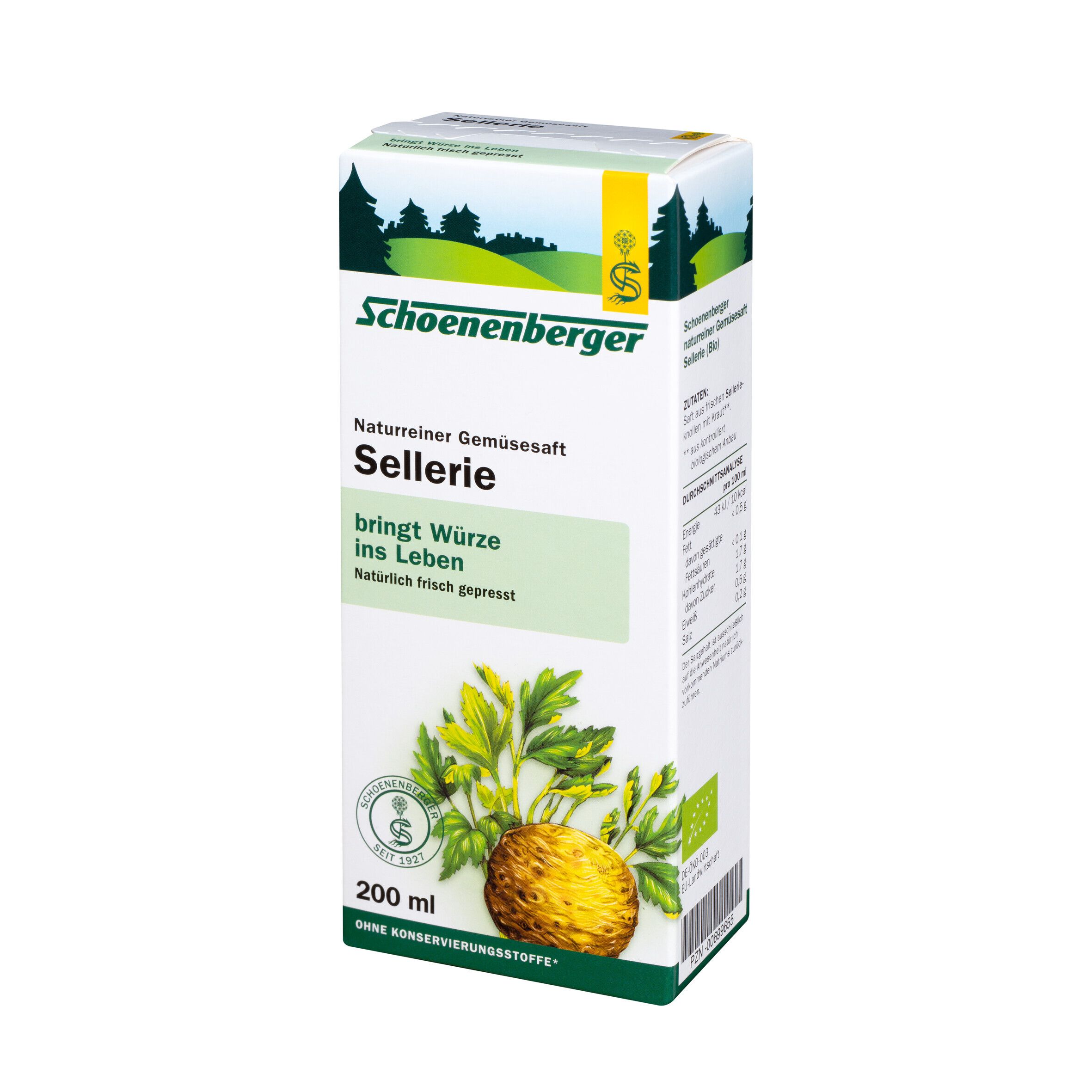 Schoenenberger® naturreiner Gemüsesaft Sellerie