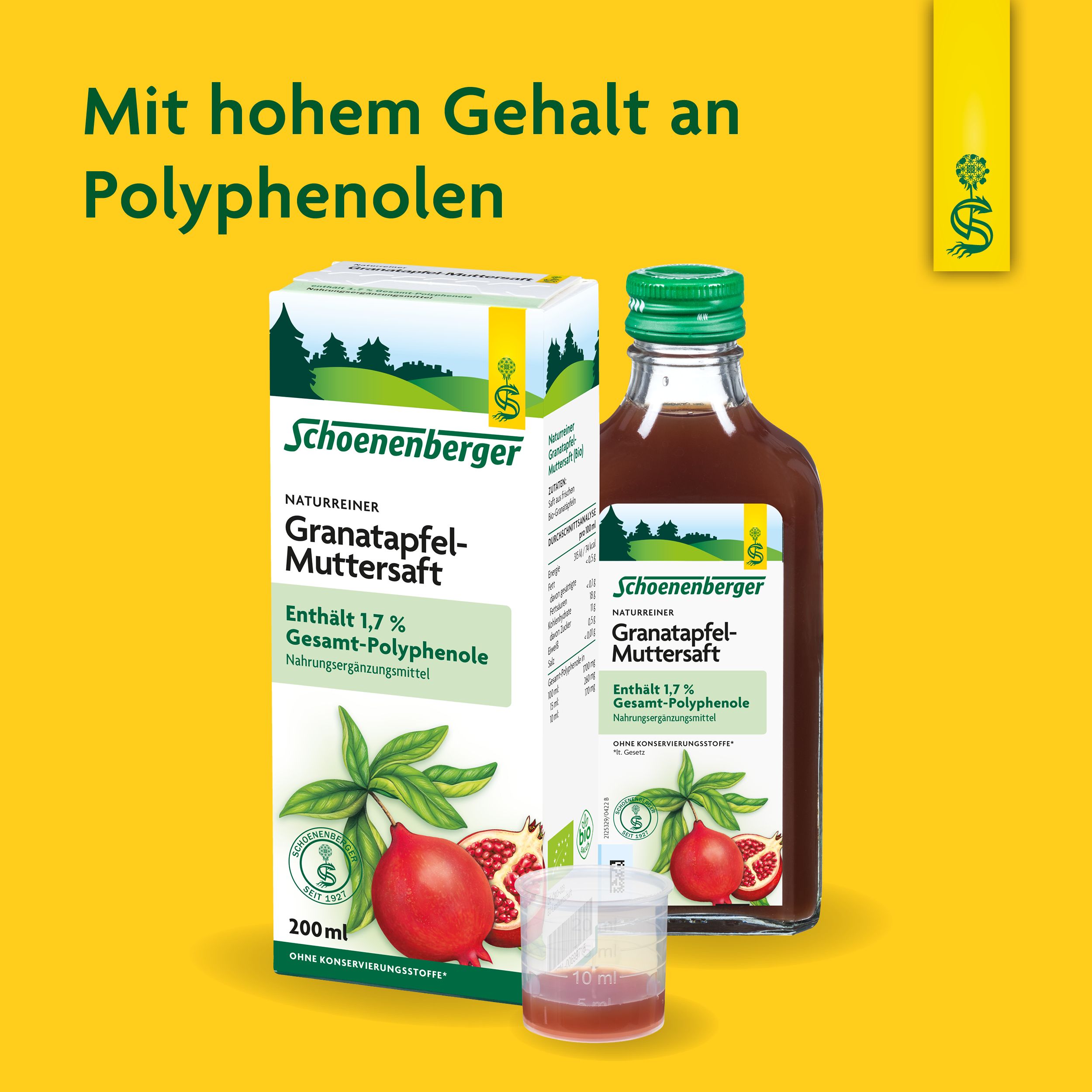 Schoenenberger® naturreiner Granatapfel-Muttersaft