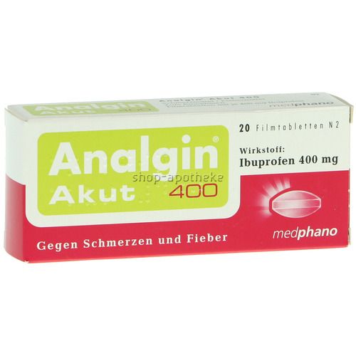 Analgin akut 400 Filmtabl.
