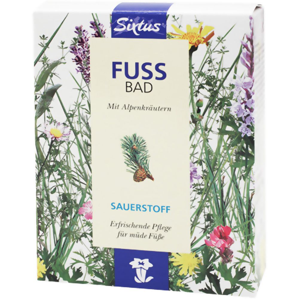 Sixtus® Sauerstoff-Fußbad mit Alpenkräutern