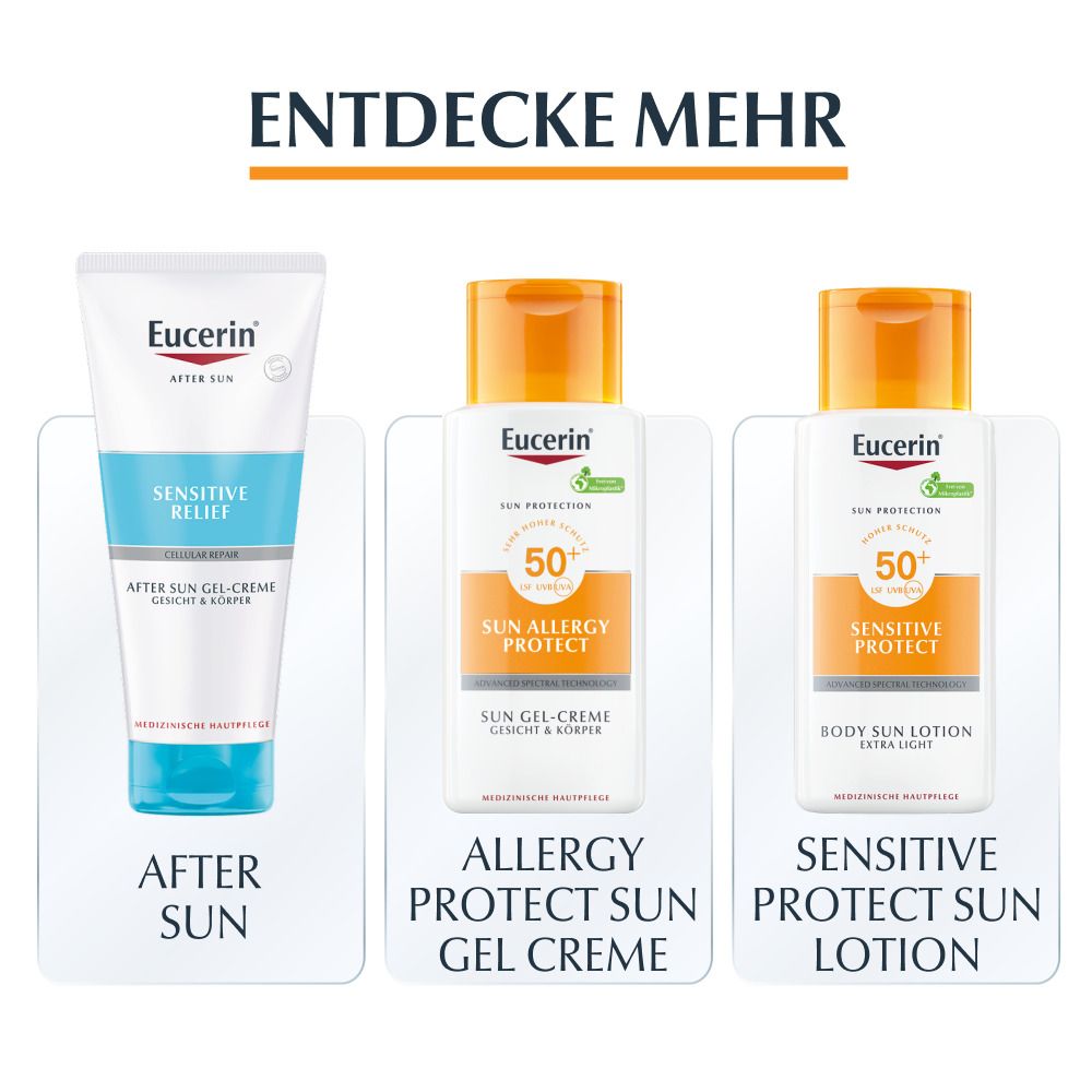 Eucerin® Sensitive Protect Face Sun Creme LSF 50+ – sehr hoher Sonnenschutz für trockene und empfindliche Gesichtshaut