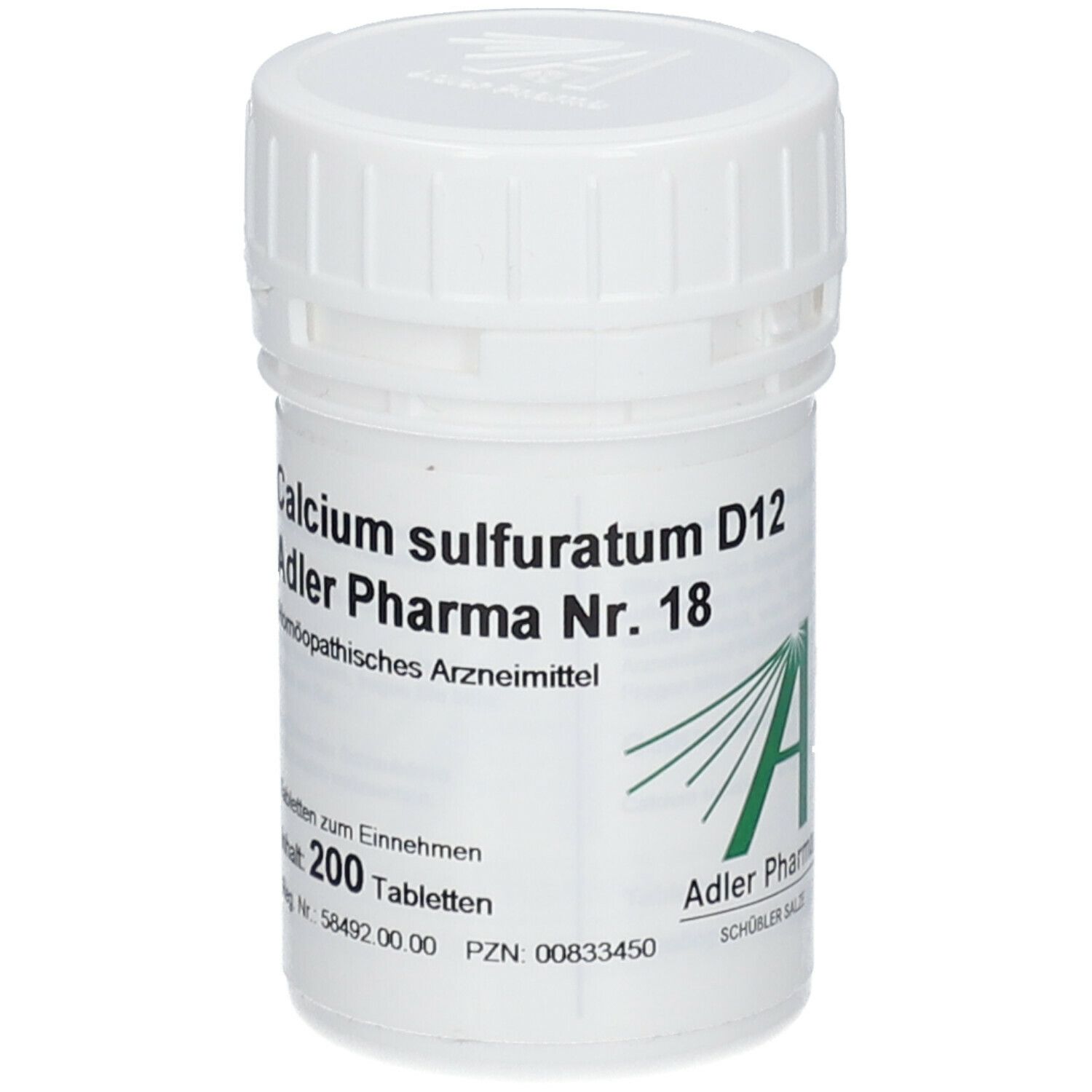 Adler Pharma Calcium sulfuratum D12 Biochemie nach Dr. Schüßler Nr. 18