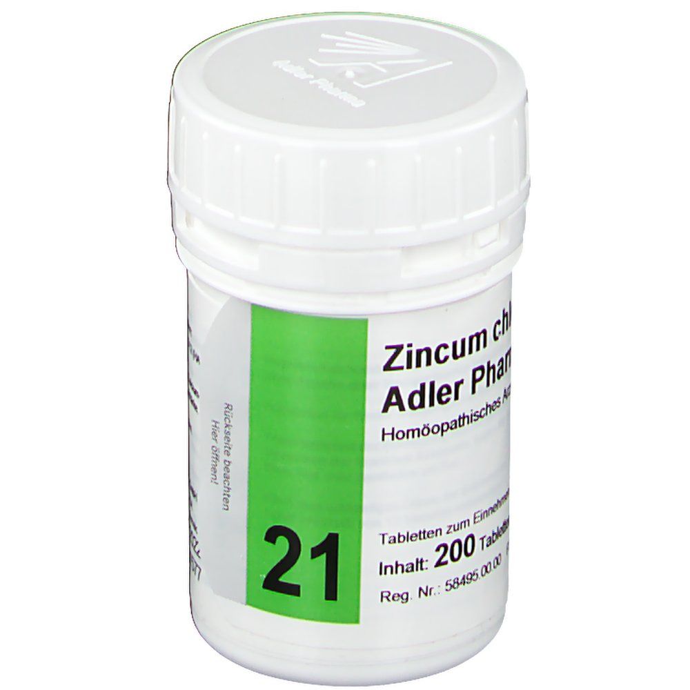 Adler Pharma Zincum chloratum D12 Biochemie nach Dr. Schüßler Nr. 21