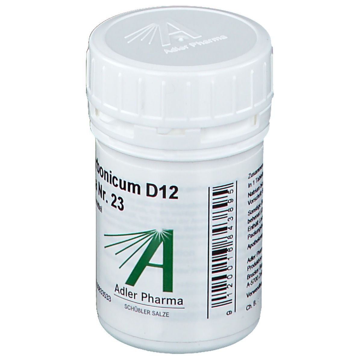 Adler Pharma Natrium bicarbonicum D12 Biochemie nach Dr. Schüßler Nr. 23