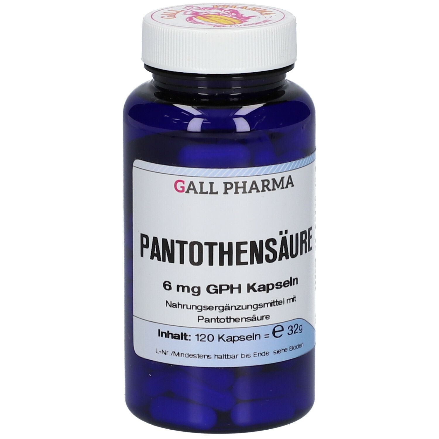 GALL PHARMA Pantothensäure 6 mg GPH Kapseln