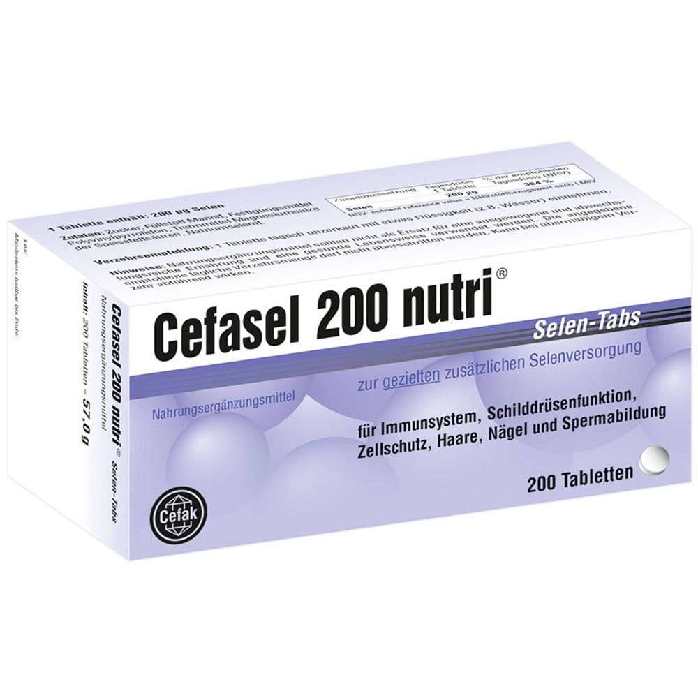 Cefasel 200 nutri® Selen-Tabs