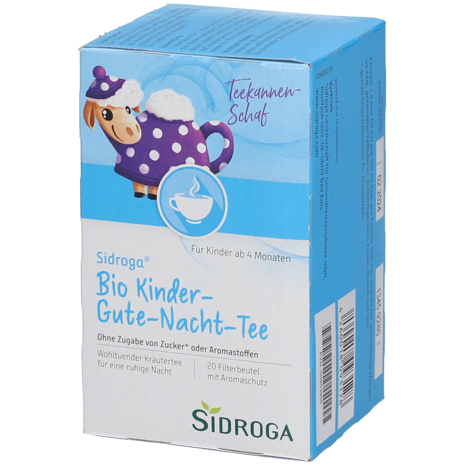 Sidroga® Bio Kinder Gute-Nacht-Tee
