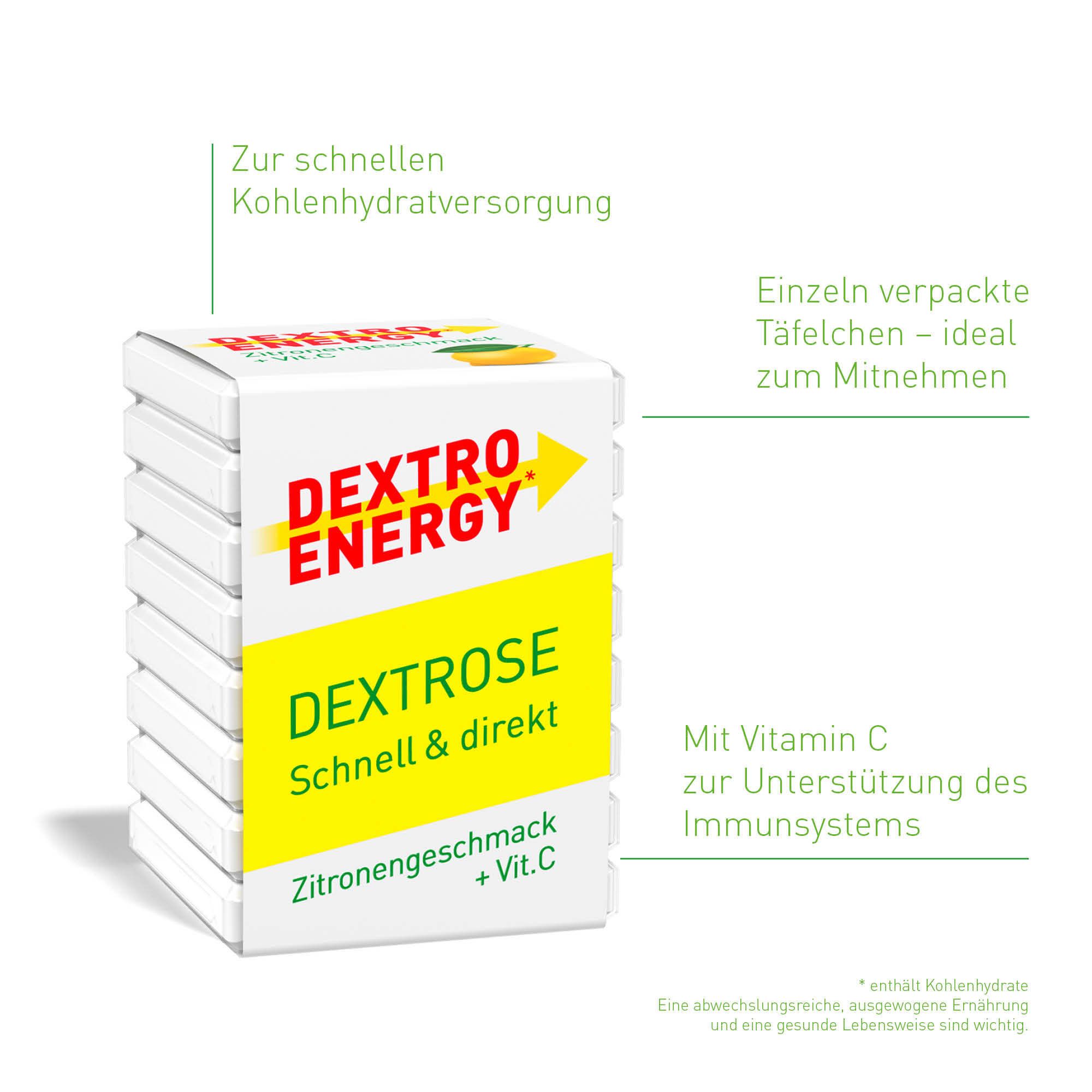 Dextro Energy Würfel Vitamin C Zitrone