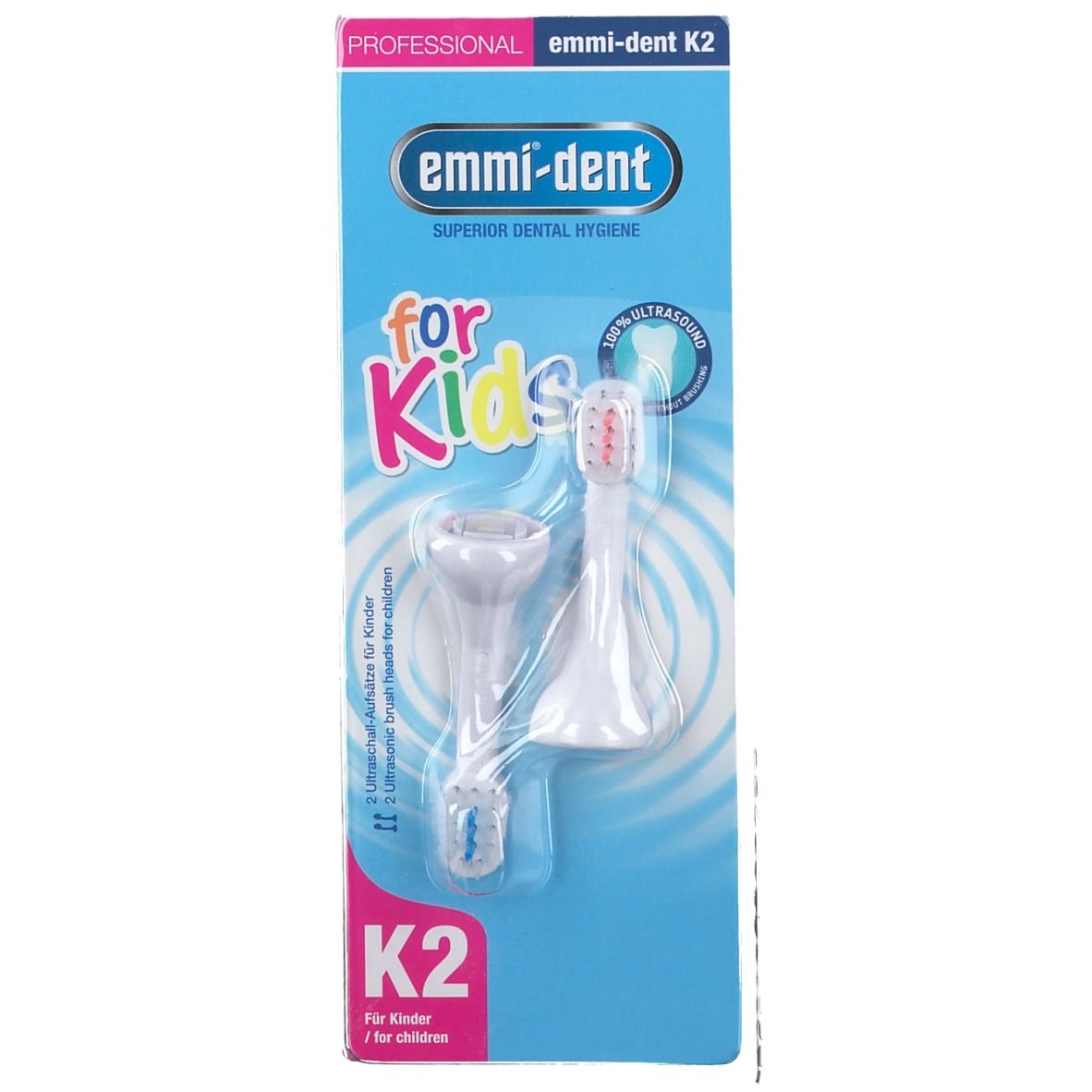 emmi®-dent K2 Ersatzbürstenköpfe Kinder