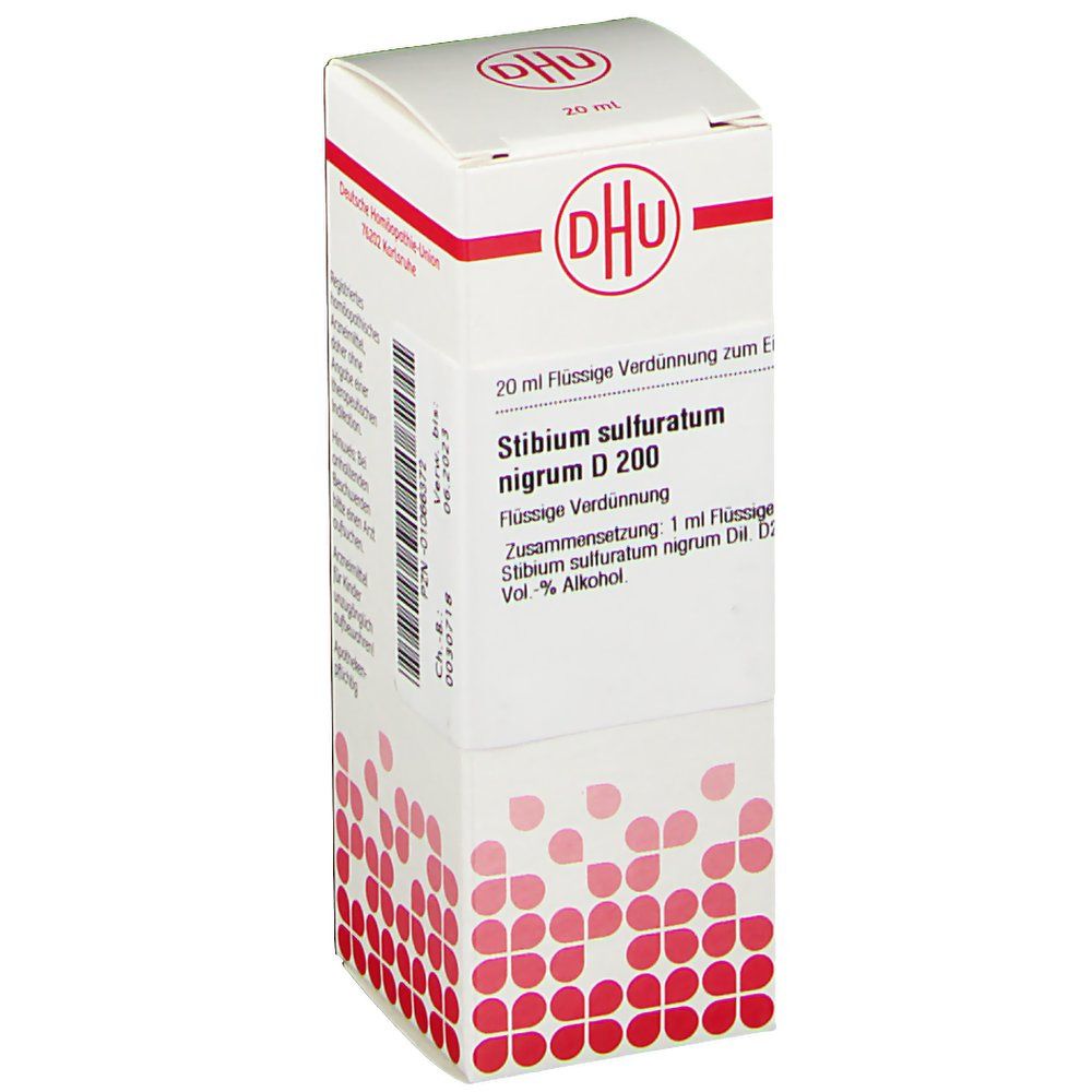 DHU Stibium Sulfuratum Nigrum D200