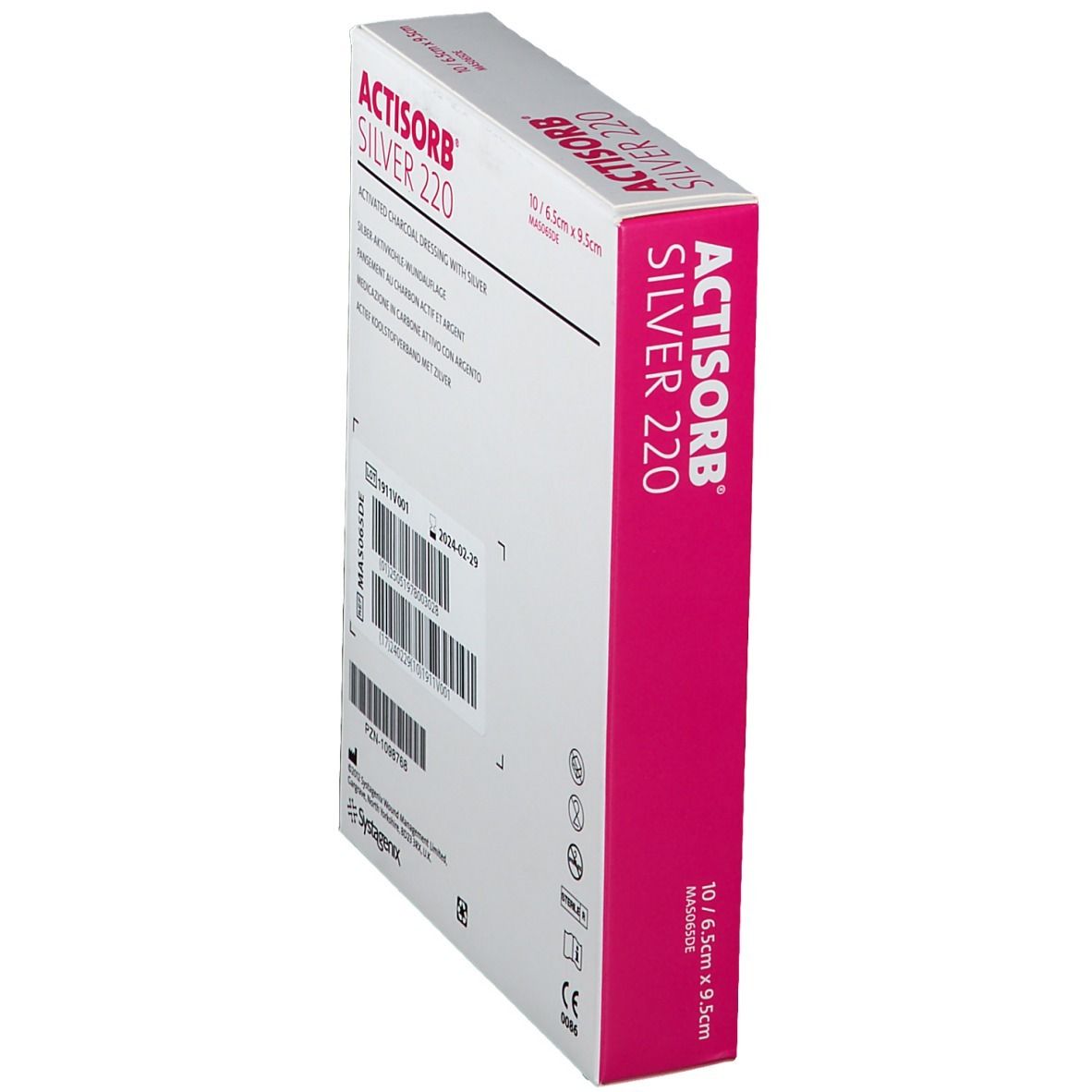ACTISORB® SILVER 220 9,5 x 6,5 cm steril