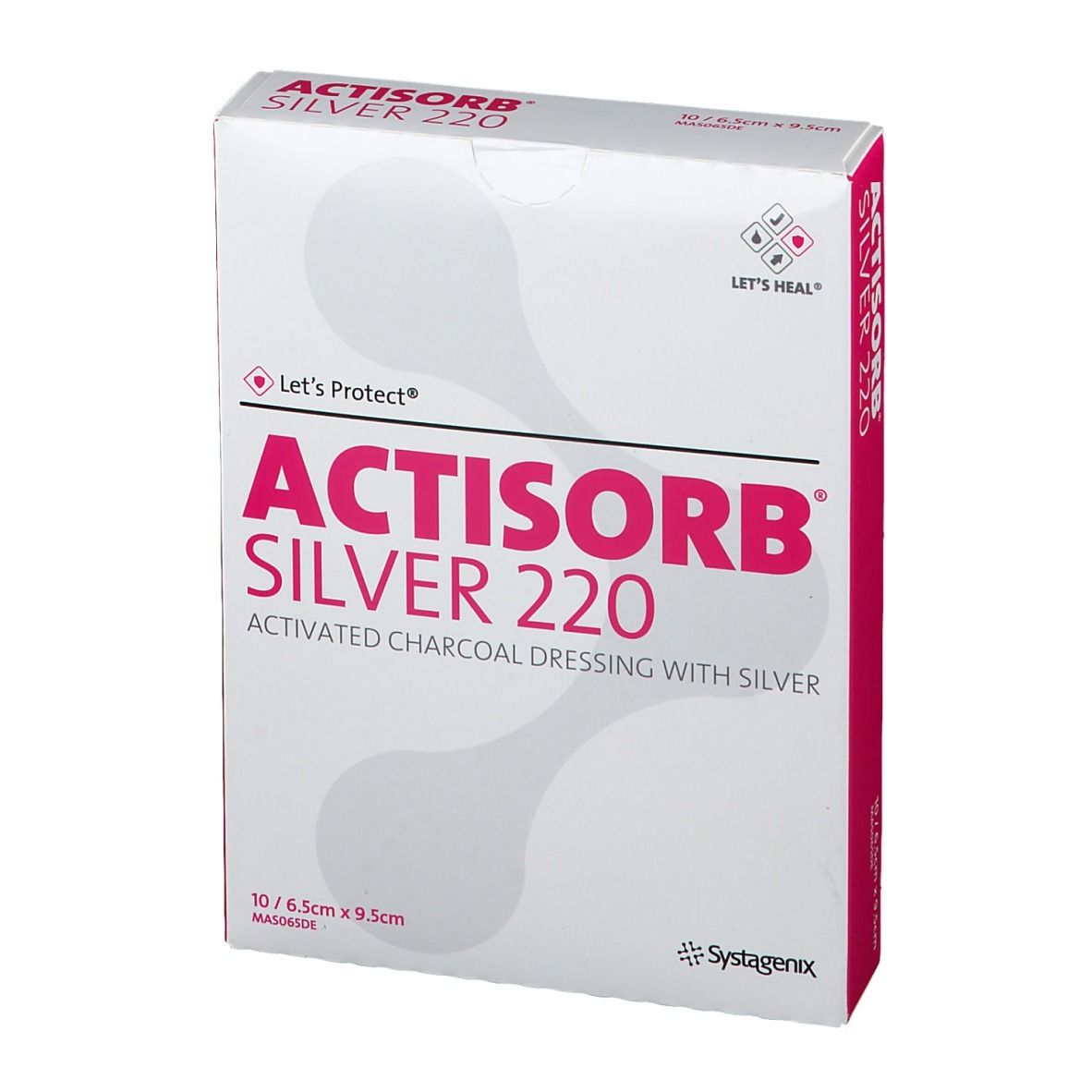 ACTISORB® SILVER 220 9,5 x 6,5 cm steril