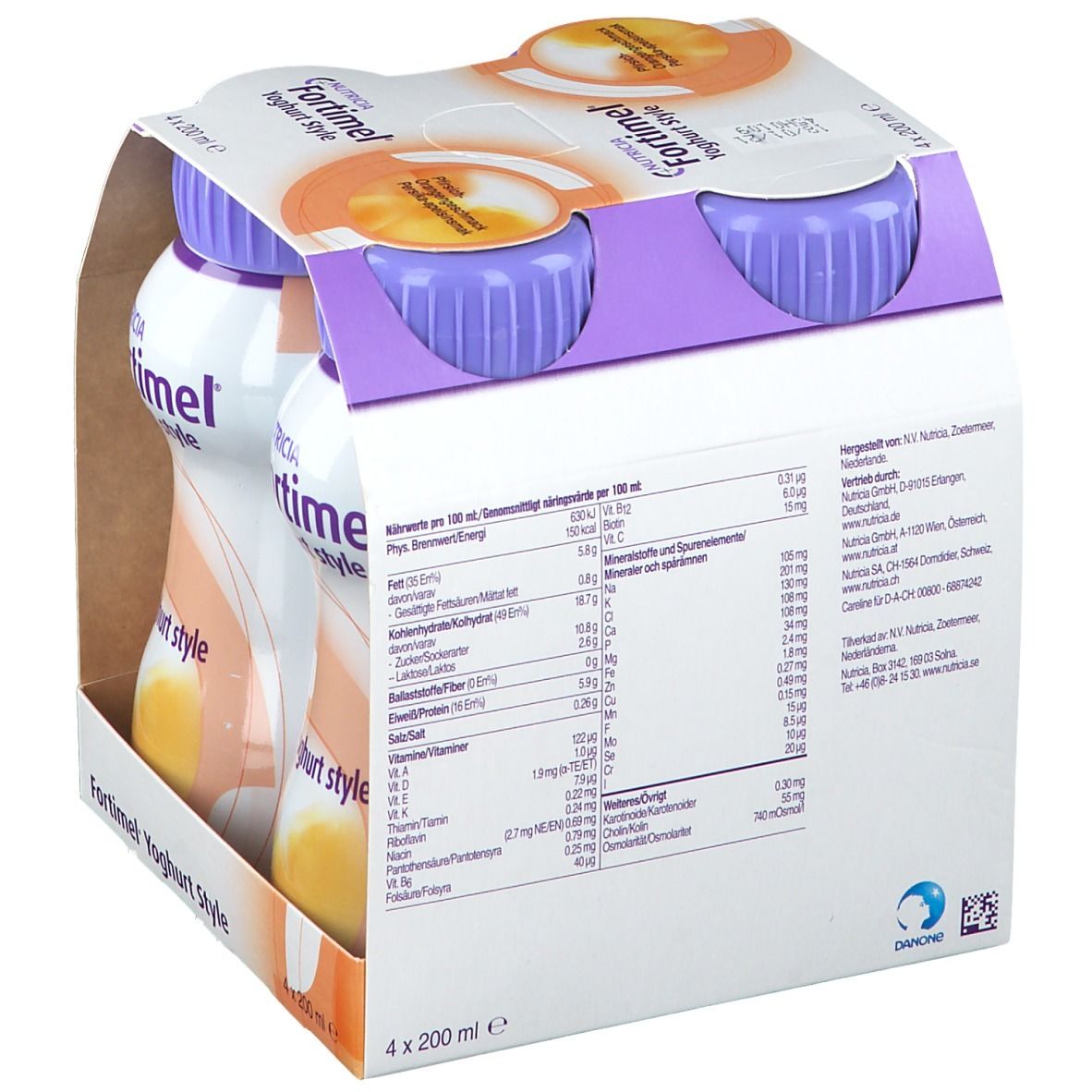 Fortimel® Yoghurt Style Trinknahrung Pfirsich-Orange