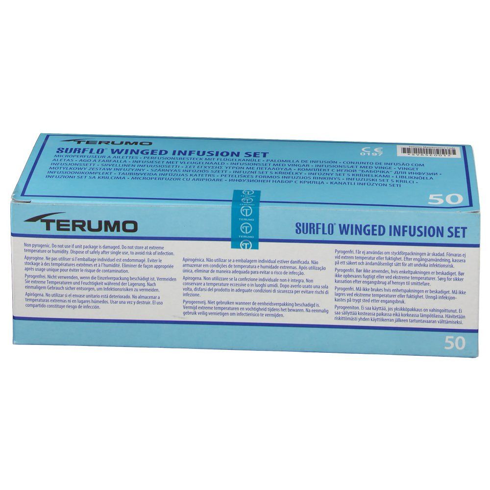 Surflo Perfusionsbesteck 21 G 30 cm grün