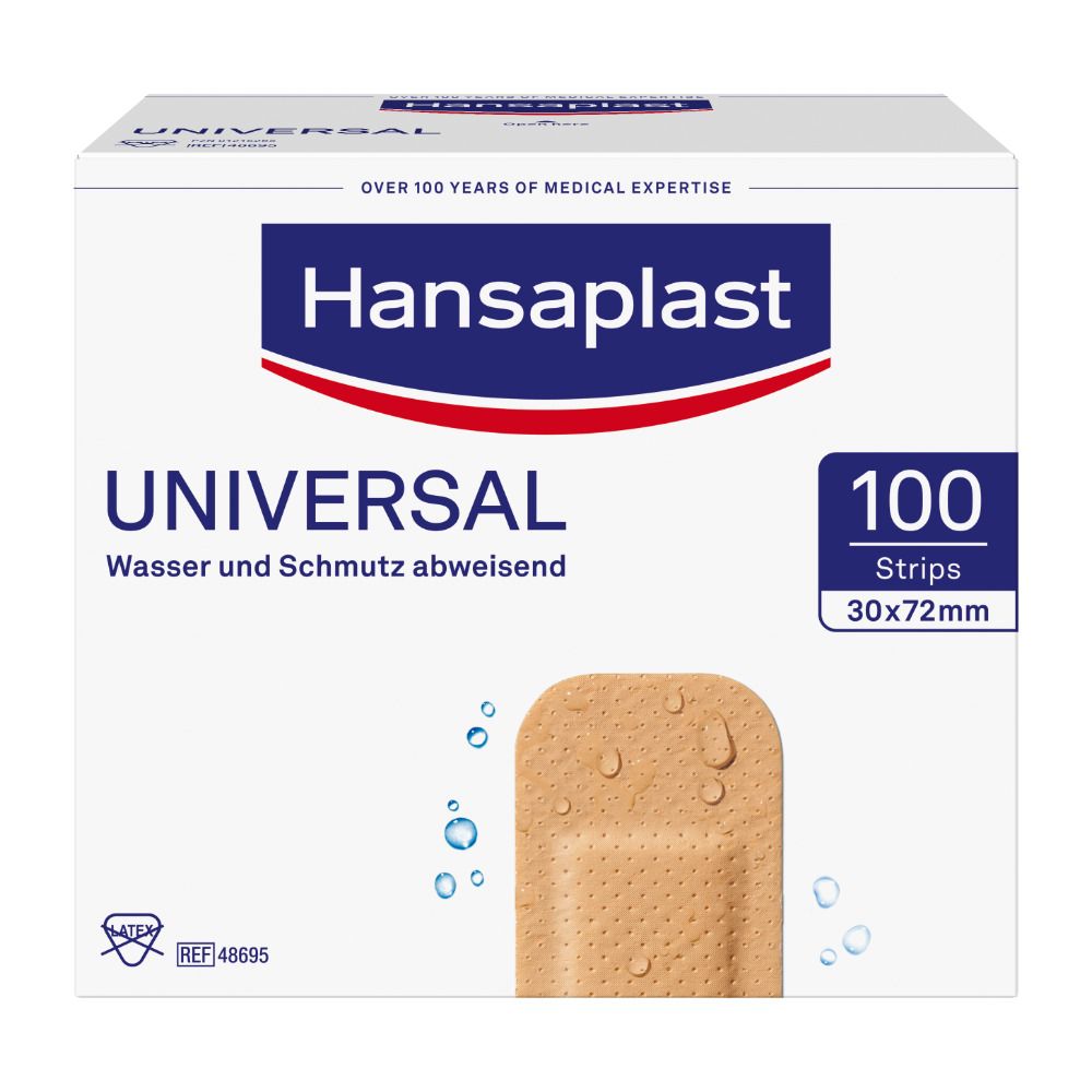 Hansaplast® Universal Strips 30 mm x 72 mm wasserfest