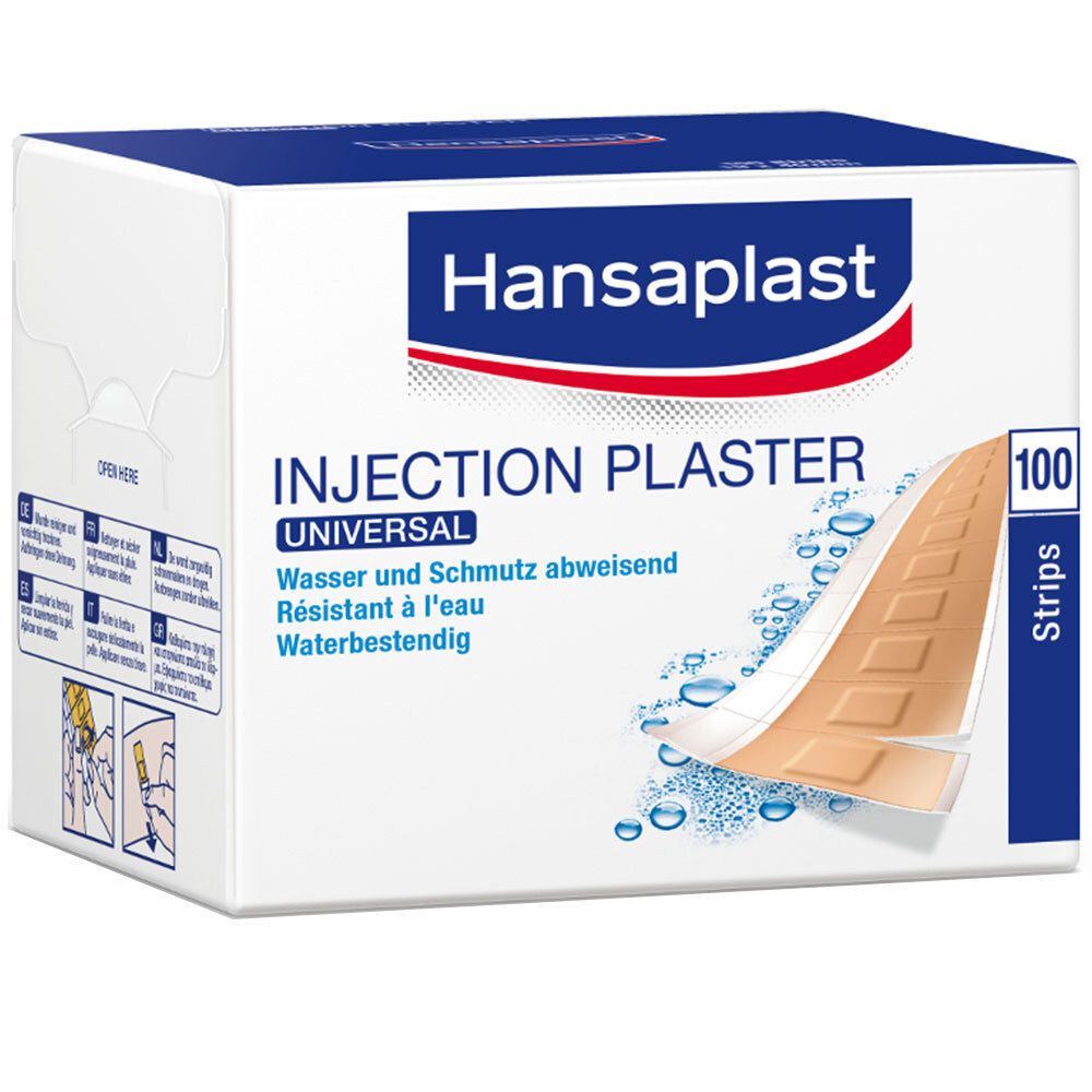 Hansaplast® Universal Water Resistant Injektionspflaster 4 cm x 1,9 cm