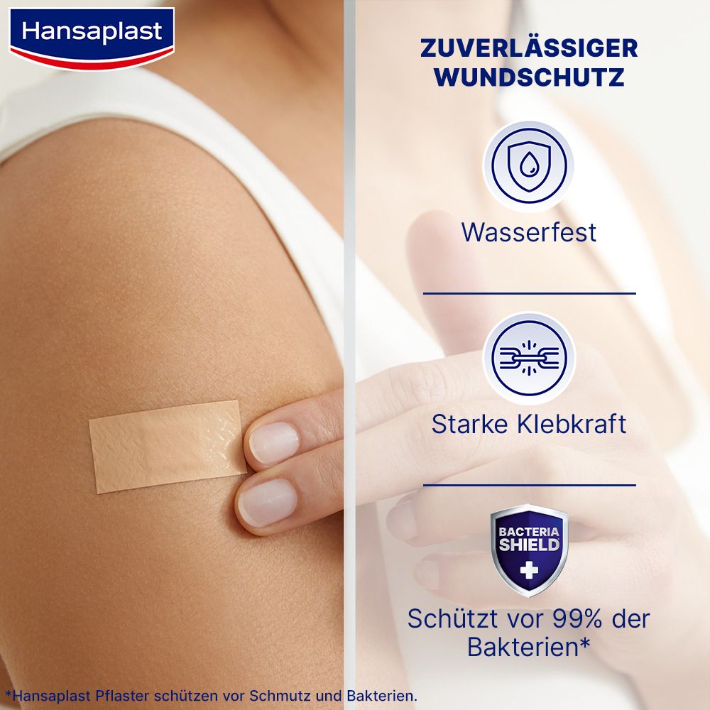 Hansaplast® Universal Water Resistant Injektionspflaster 4 cm x 1,9 cm