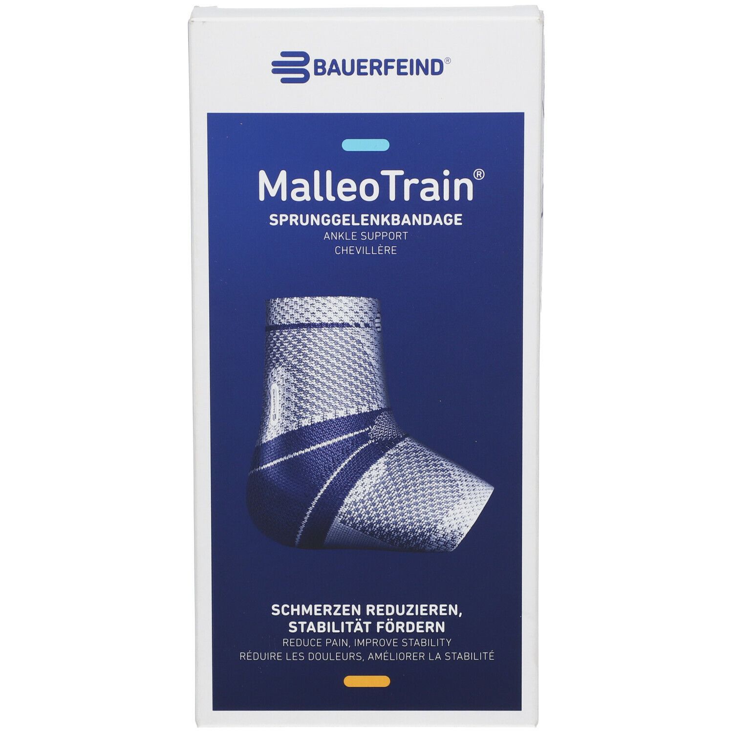 MalleoTrain® Sprunggelenkbandage links Gr.4 natur