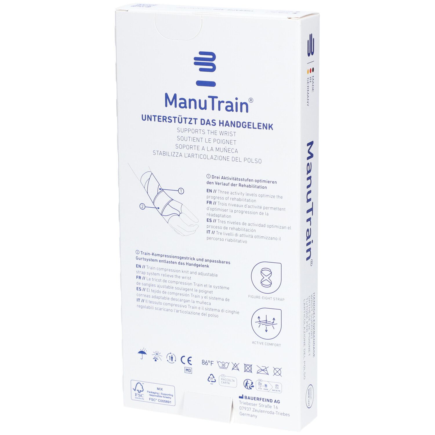 Manutrain Handgelenkb.3 links natur