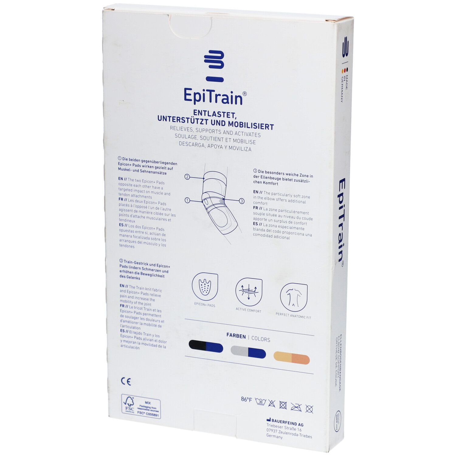 Epitrain® Aktiv Ellenbogenbandage Gr. 6 natur