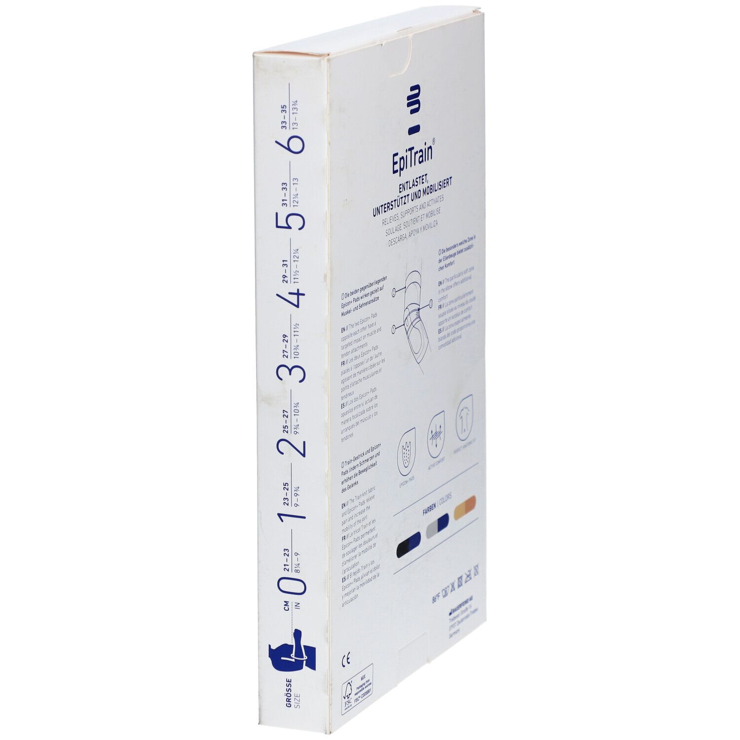 Epitrain® Aktiv Ellenbogenbandage Gr. 6 natur