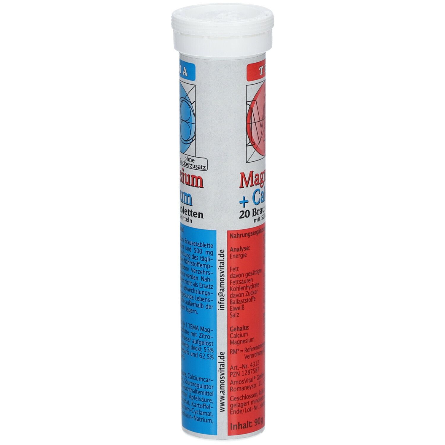 TEMA Magnesium + Calcium Brausetabletten