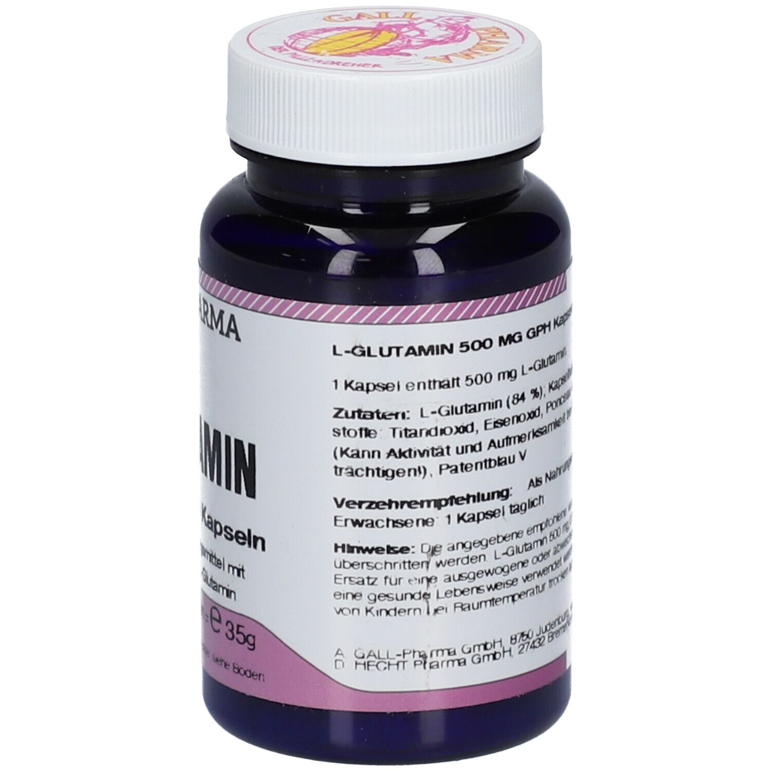 GALL PHARMA L-Glutamin 500 mg GPH Kapseln