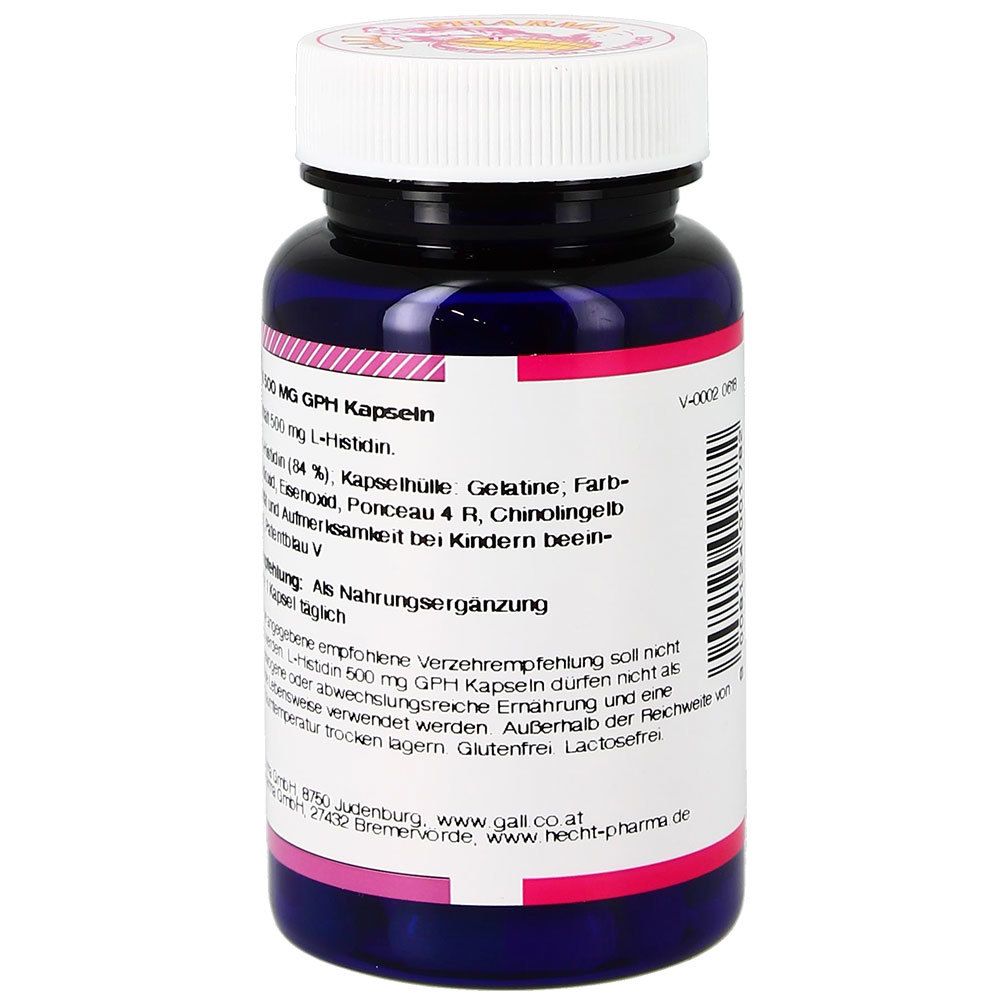 GALL PHARMA L-Histidin 500 mg GPH Kapseln
