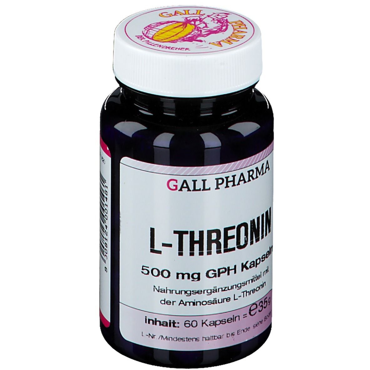 GALL PHARMA L-Threonin 500 mg GPH Kapseln