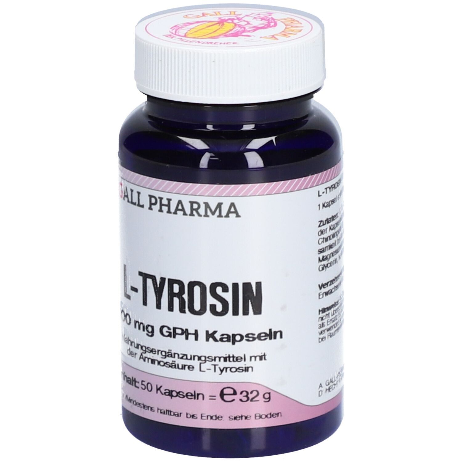 GALL PHARMA L-Tyrosin 500 mg GPH Kapseln