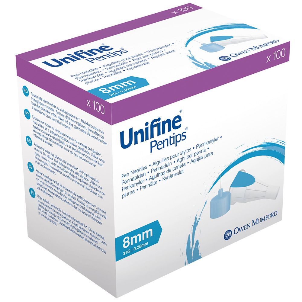 Unifine® Pentips® Pennadeln 8 mm