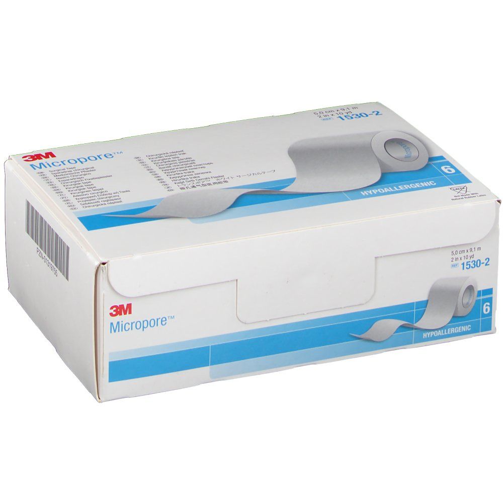 3M Micropore 5 cm x 9,1 m weiß