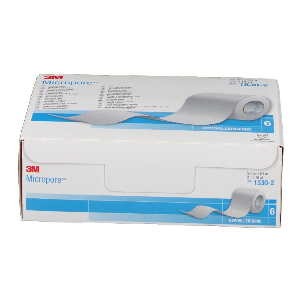 3M Micropore 5 cm x 9,1 m weiß