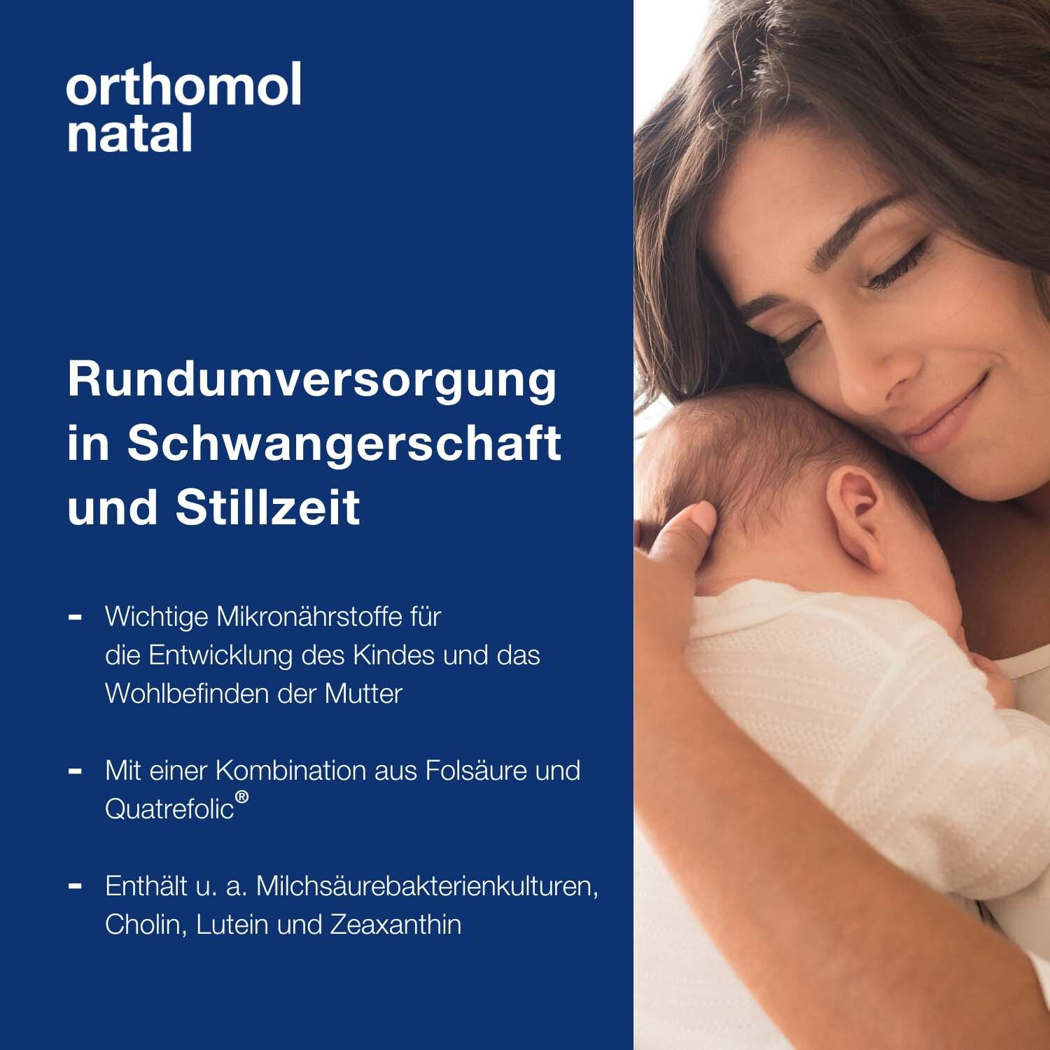 Orthomol Natal Granulat/Kapseln - Mikronährstoffe für Schwangerschaft und Stillzeit