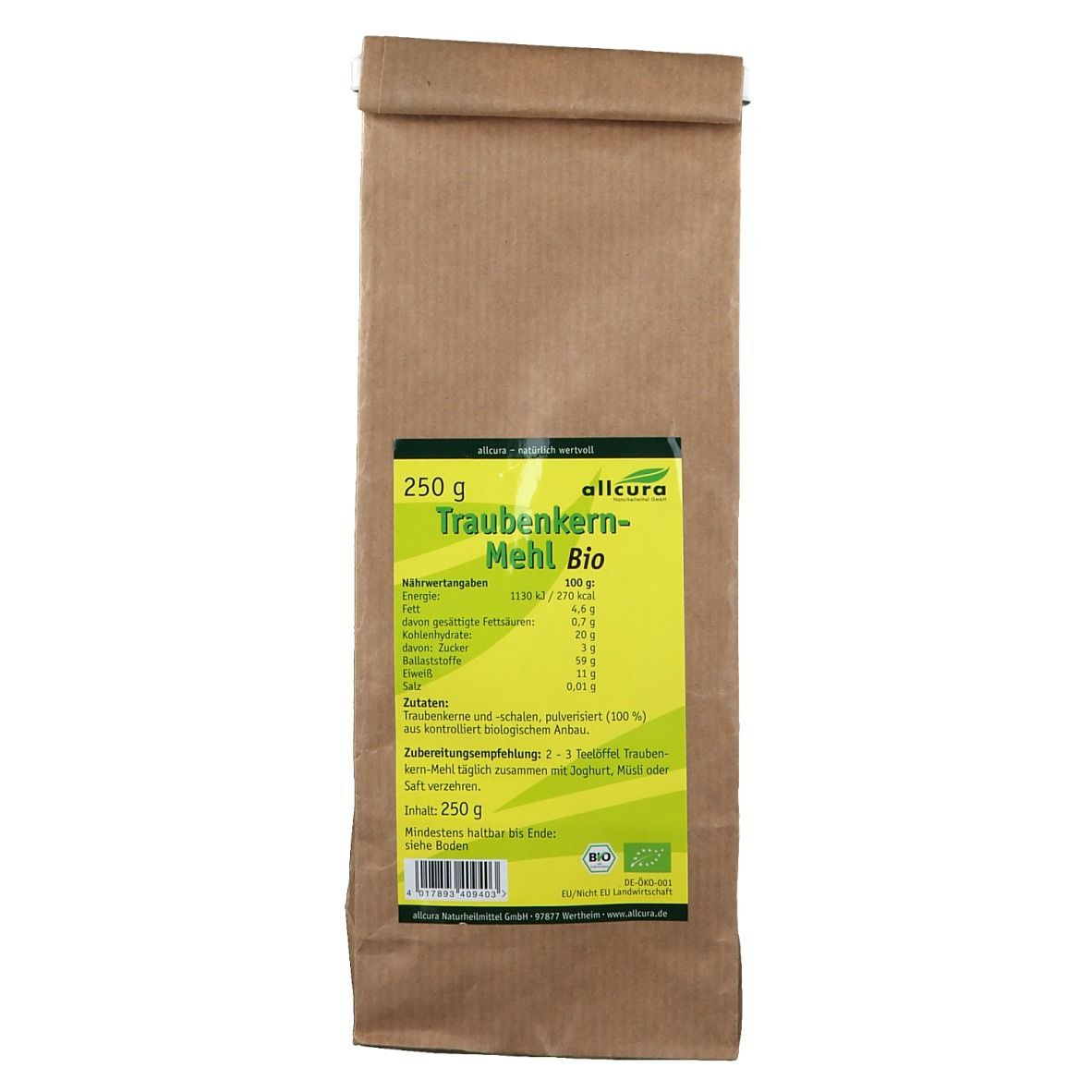 Traubenkernmehl Vitis Vital 250 G Bei Kaufen