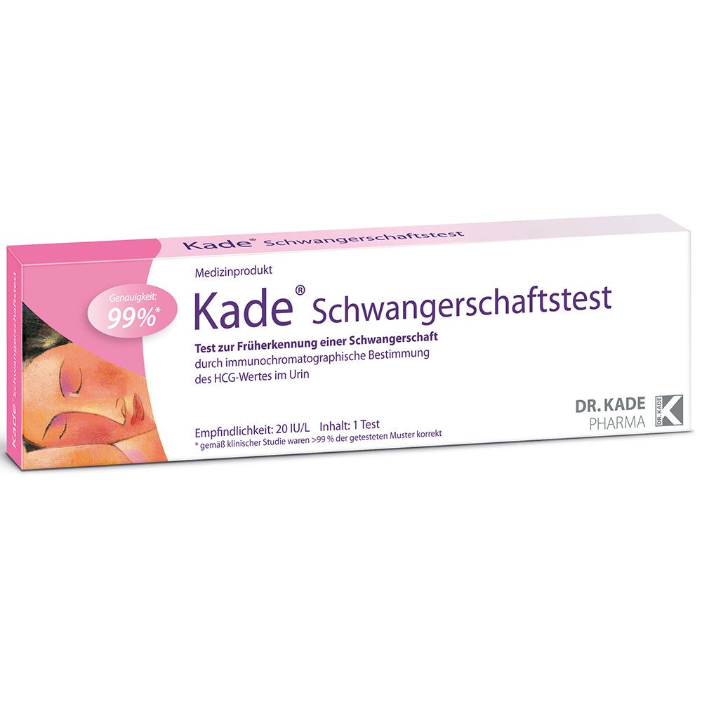 Kade® Schwangerschaftstest zur Früherkennung einer Schwangerschaft