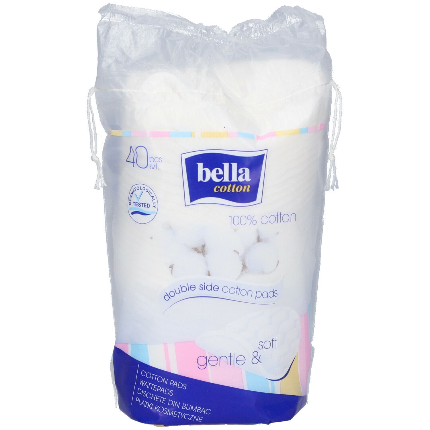 BELLA Wattepads Bio oval groß
