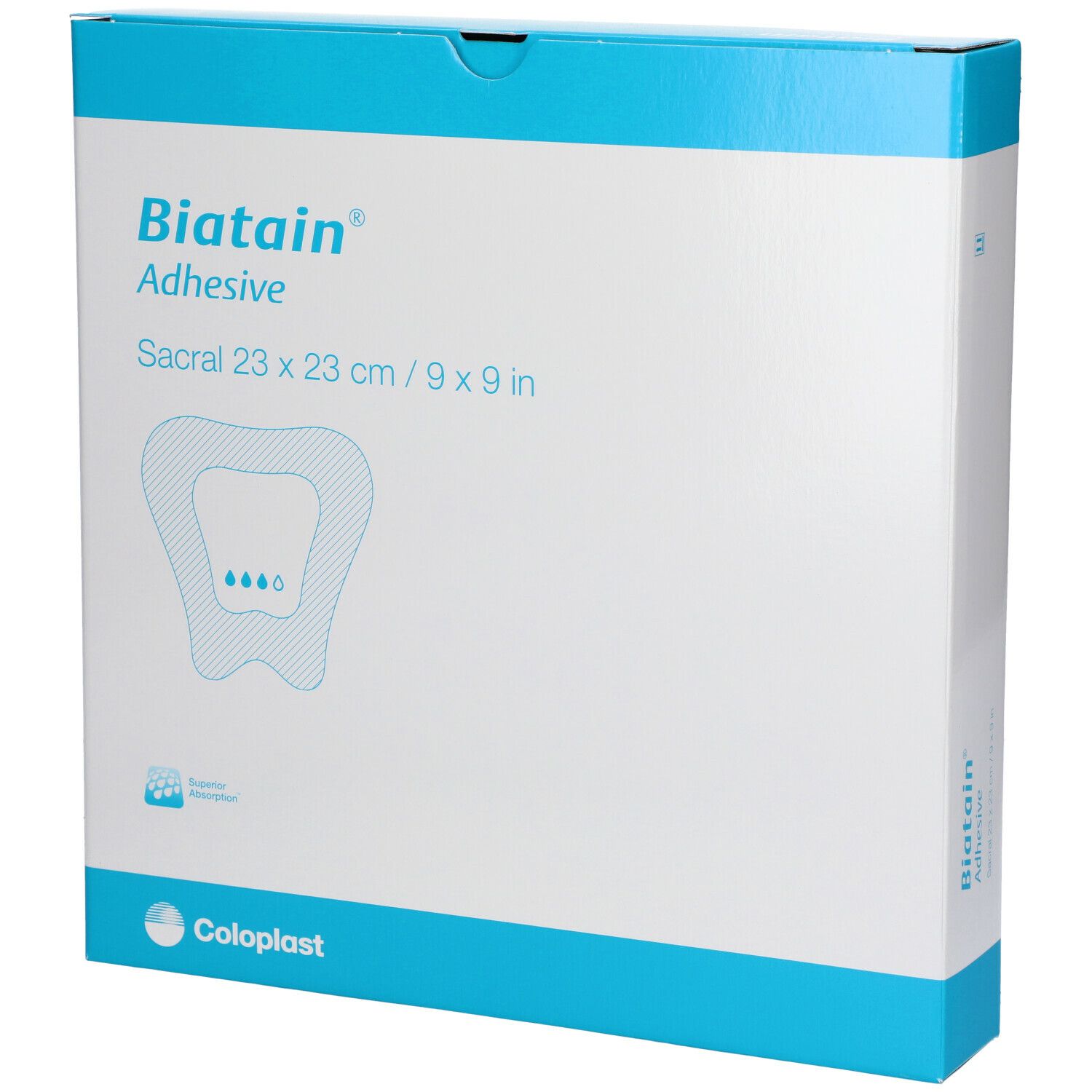 BIATAIN® Schaumverband selbst-haftend 23 x 23 cm