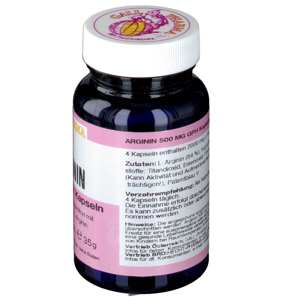 GALL PHARMA Arginin 500 mg GPH