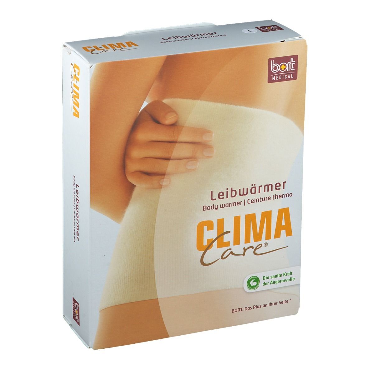 BORT CLIMACare® Leibwärmer Gr. L weiß