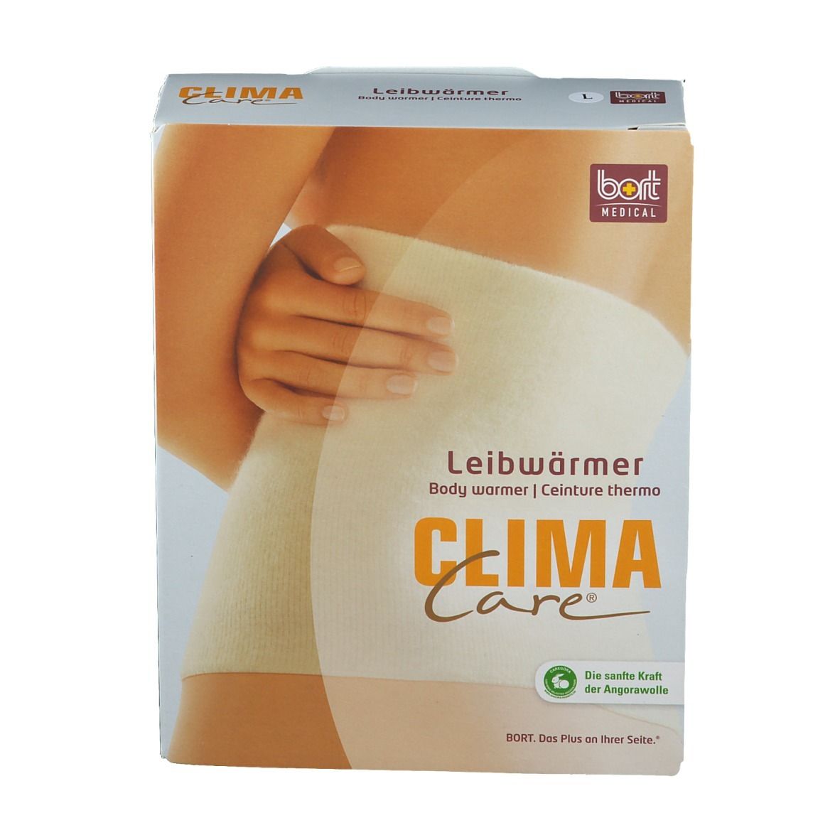 BORT CLIMACare® Leibwärmer Gr. L weiß