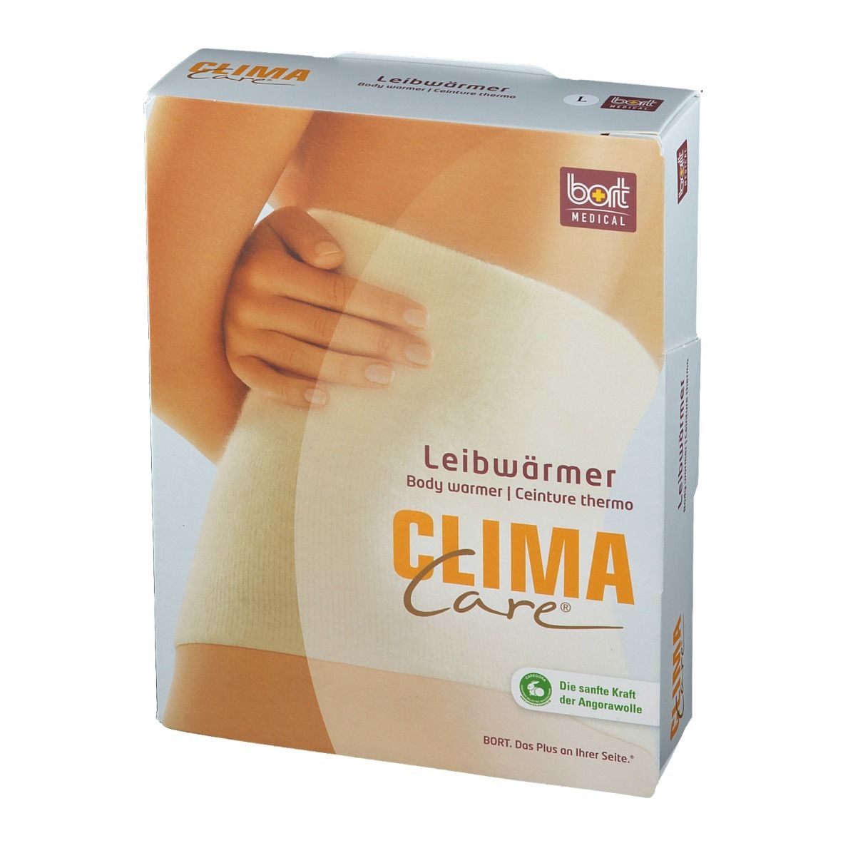 BORT CLIMACare® Leibwärmer Gr. L weiß