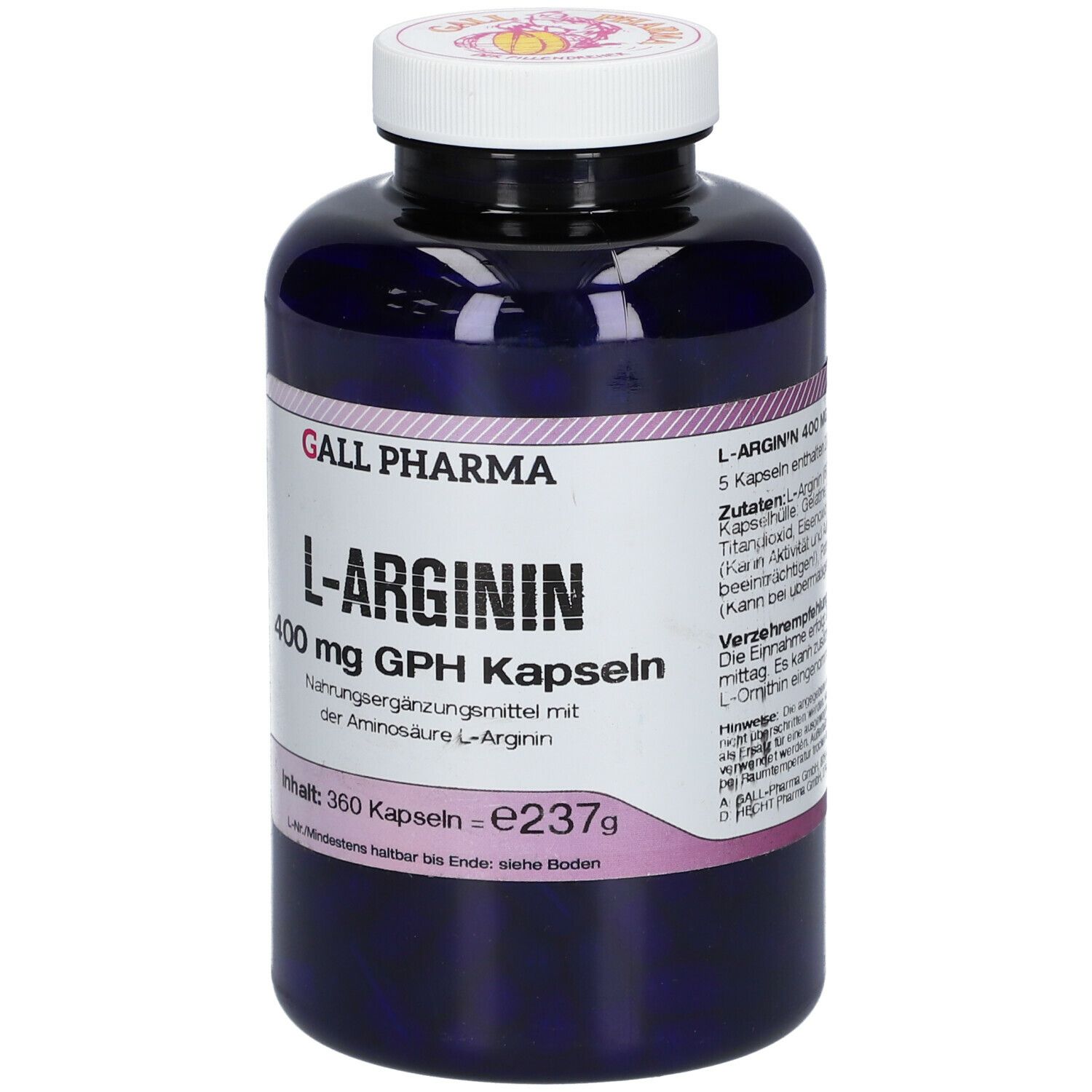 GALL PHARMA L-Arginin 400 mg GPH