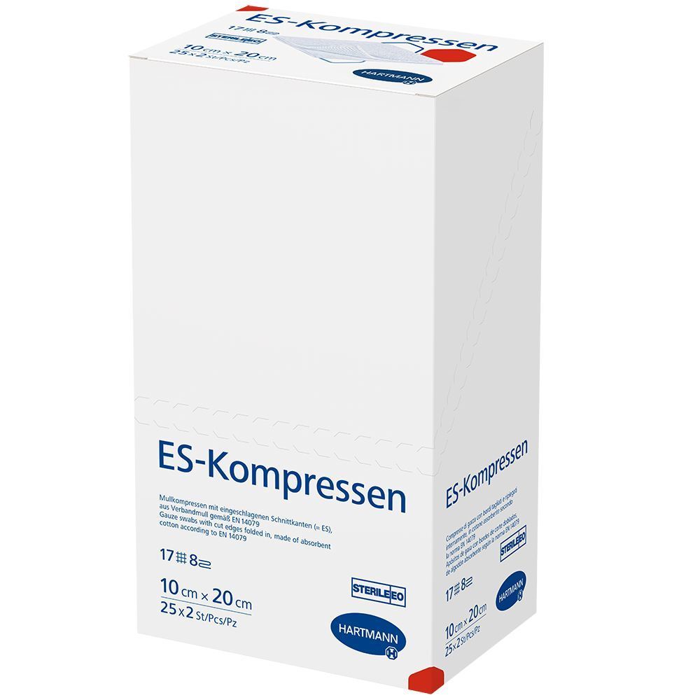 ES-Kompressen steril 8 fach 10 x 20 cm
