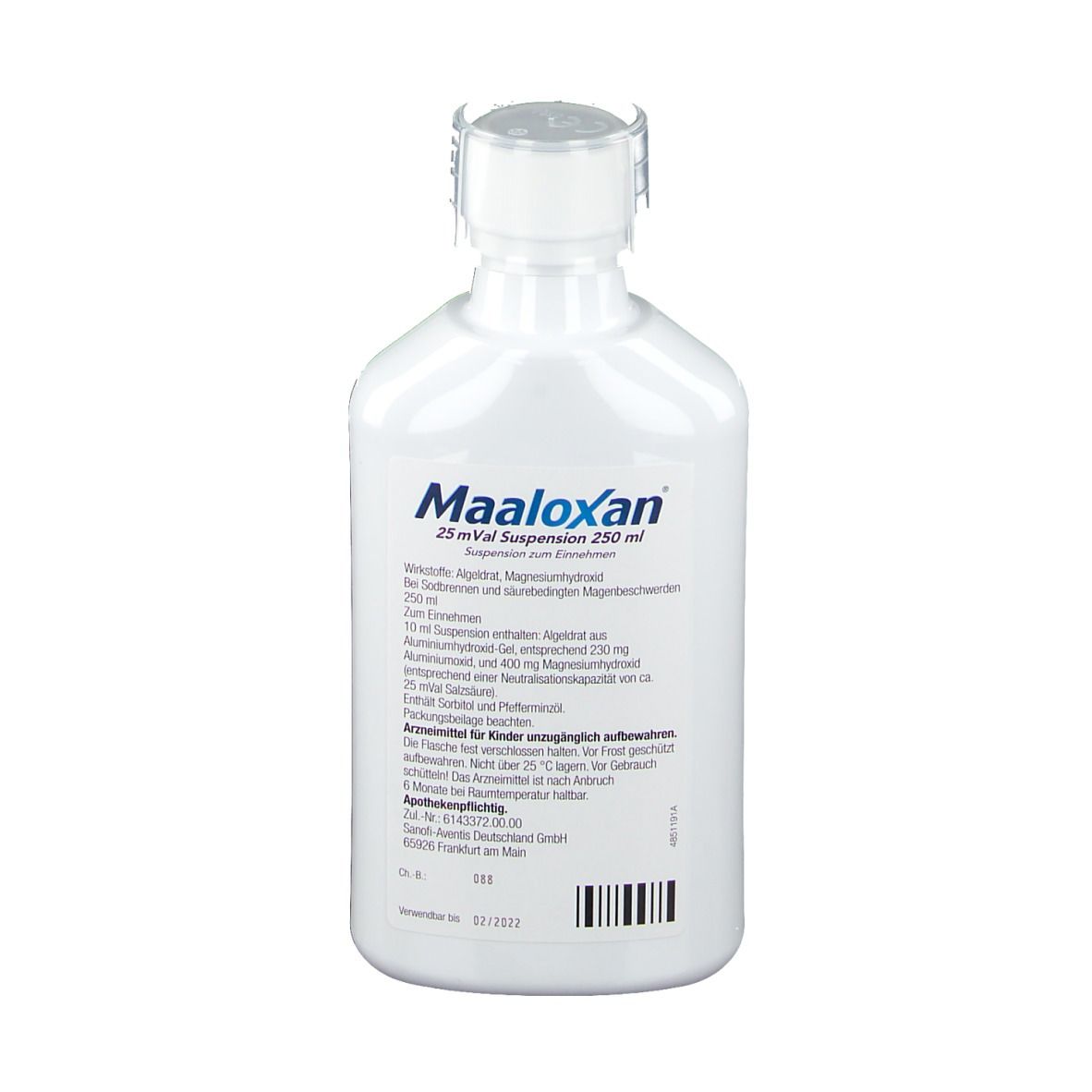 Maaloxan®  Suspension bei Sodbrennen mit Magenschmerzen