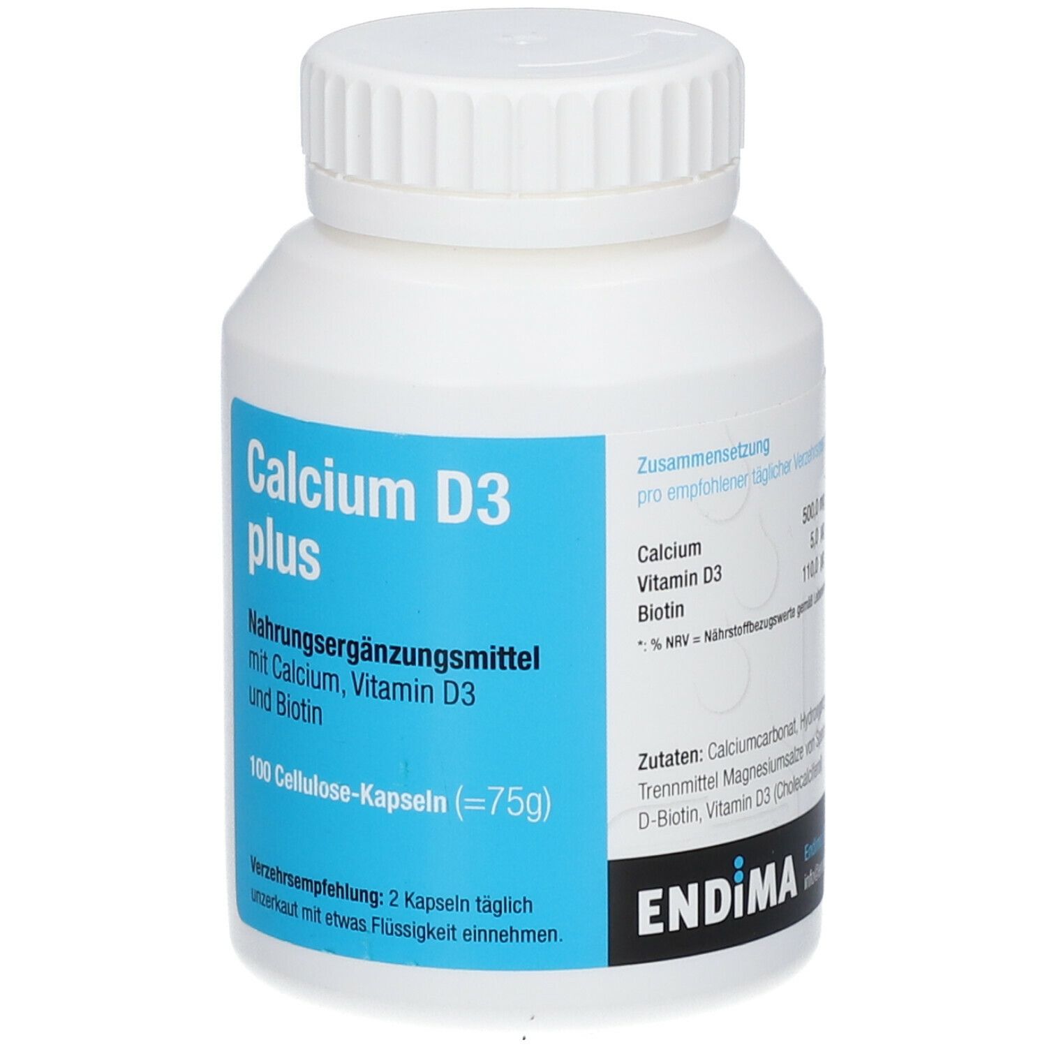 Endima® Calcium D3 Plus Kapseln