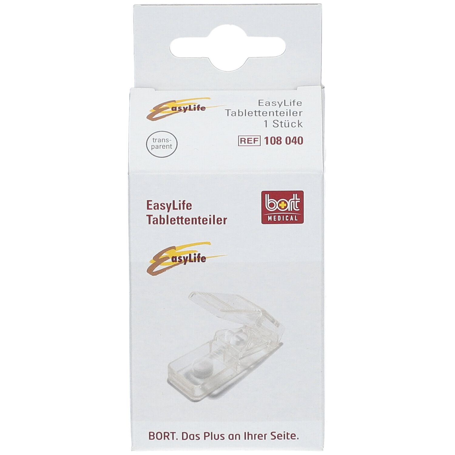 BORT EasyLife® Tablettenteiler transparent