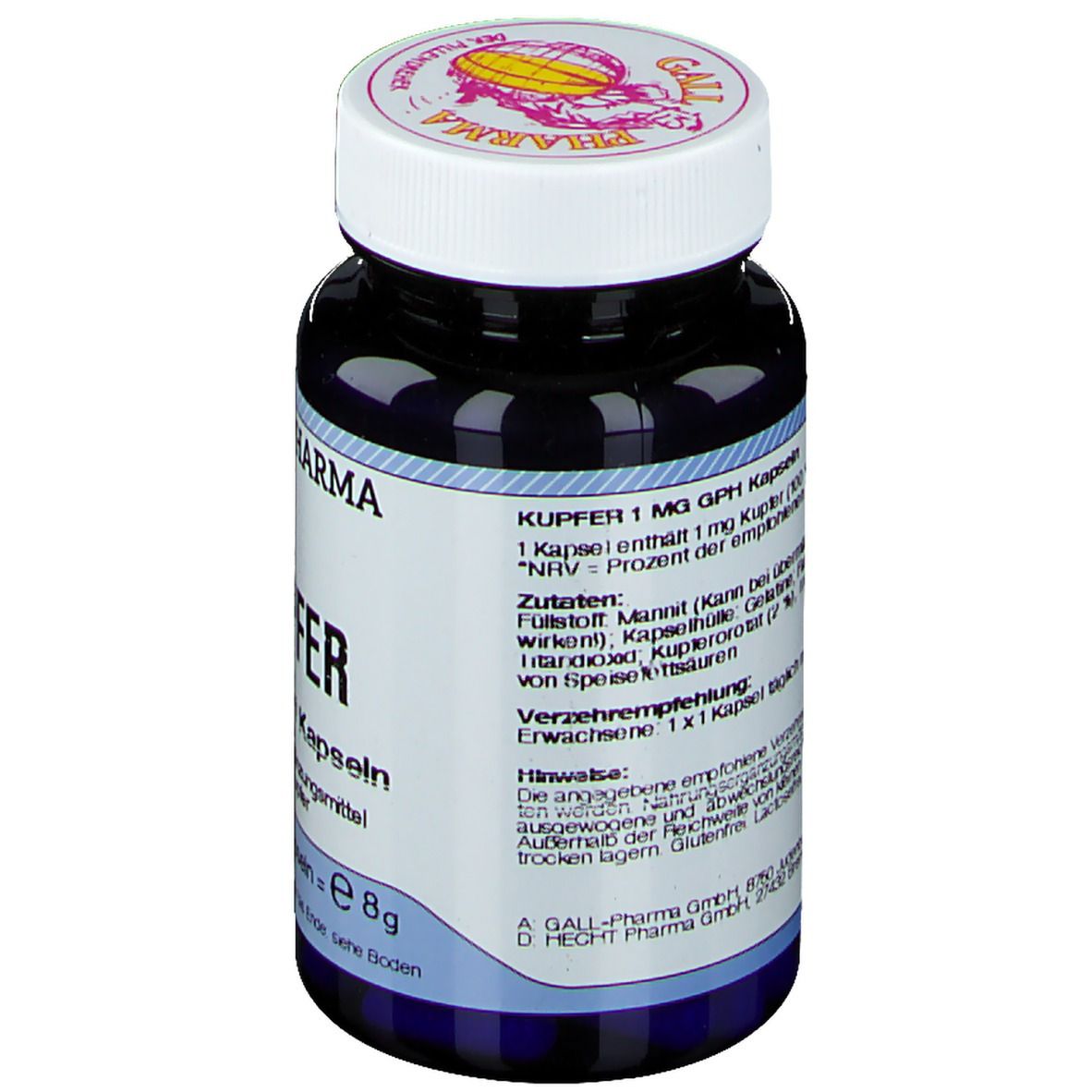 GALL PHARMA Kupfer 1 mg GPH