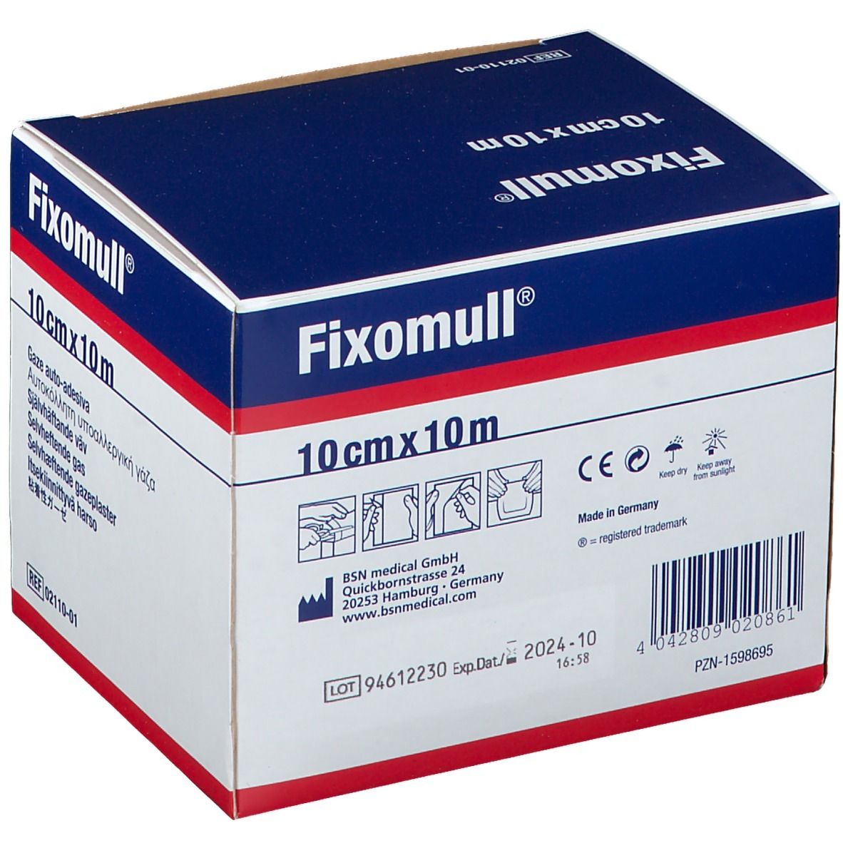 Fixomull® 10 cm x 10 m